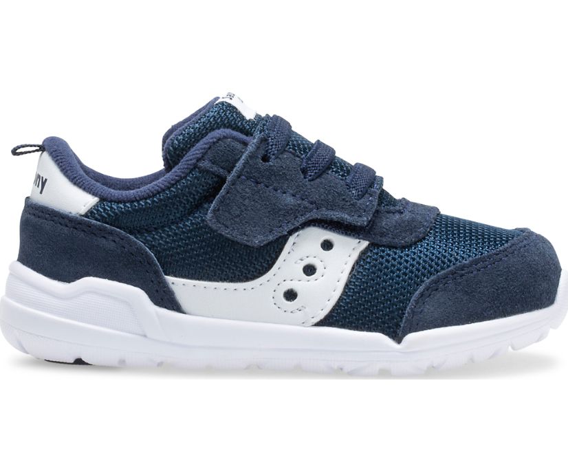 Saucony Jazz Riff Kids' Sneakers Navy / White | Canada 736ILHS